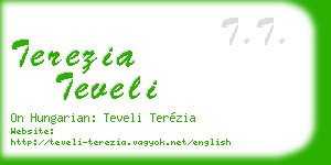 terezia teveli business card